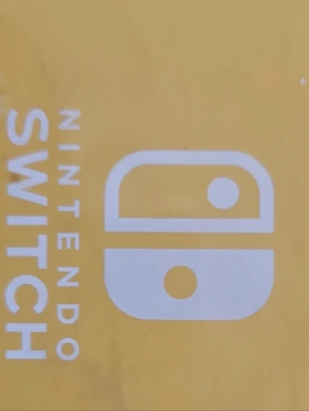 Nintendo Switch Yellow Handheld Gaming Console with Clear Case